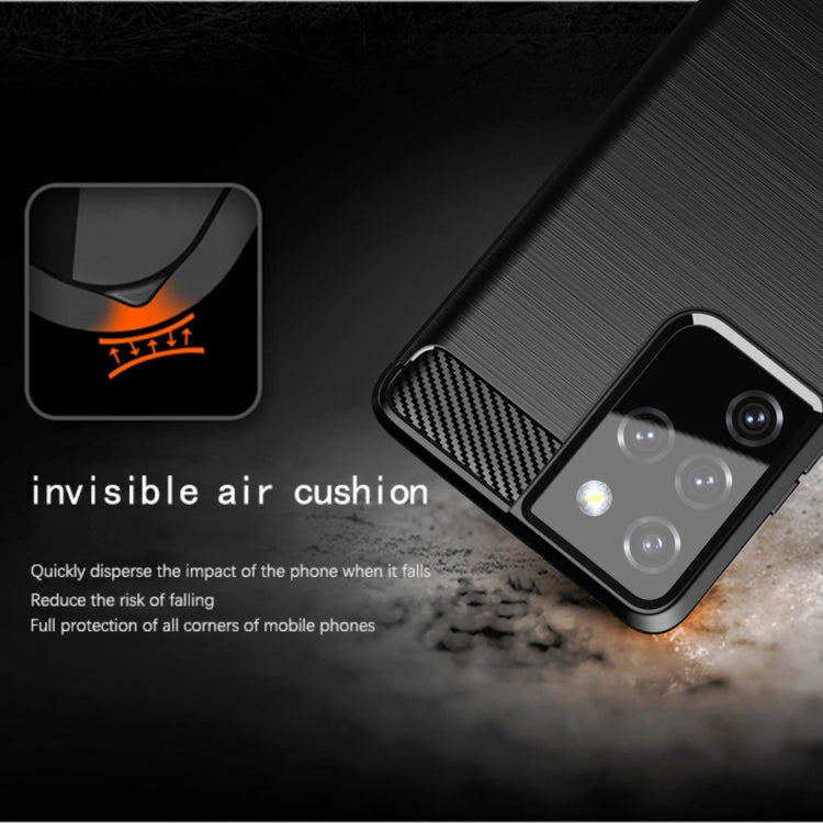 CARBON Zadný obal pre Samsung Galaxy S21 Ultra 5G - modrý