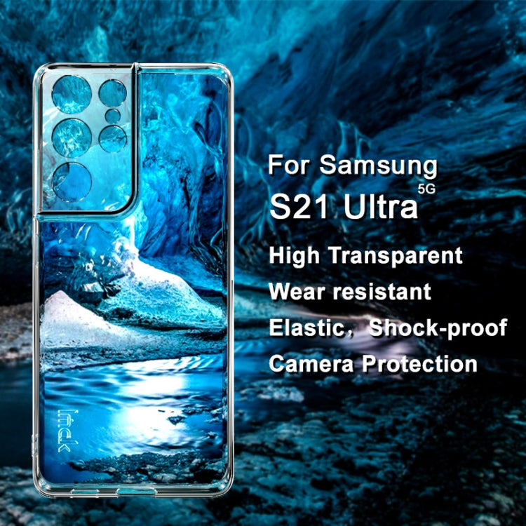 TRANSPARENTNÝ Silikónový obal pre Samsung Galaxy S21 Ultra 5G - priesvitný