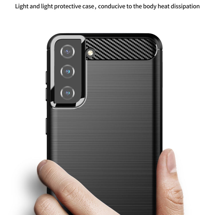 CARBON Zadný obal pre Samsung Galaxy S21 Plus 5G - modrý
