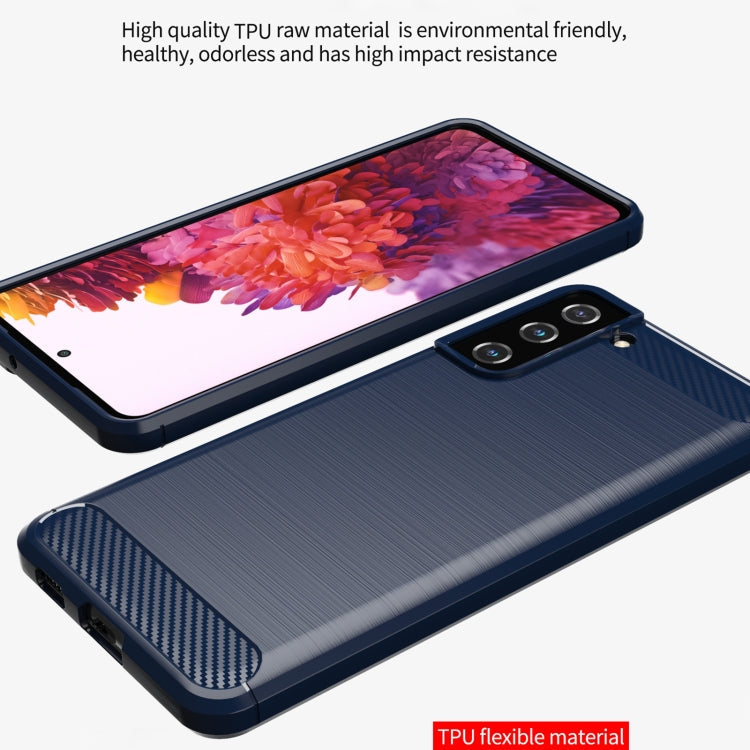 CARBON Zadný obal pre Samsung Galaxy S21 Plus 5G - modrý