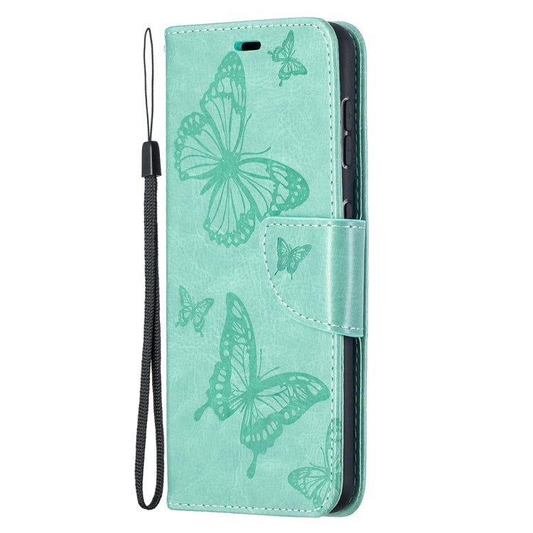 BUTTERFLY Knižkové puzdro pre  Samsung Galaxy S21 5G - zelené