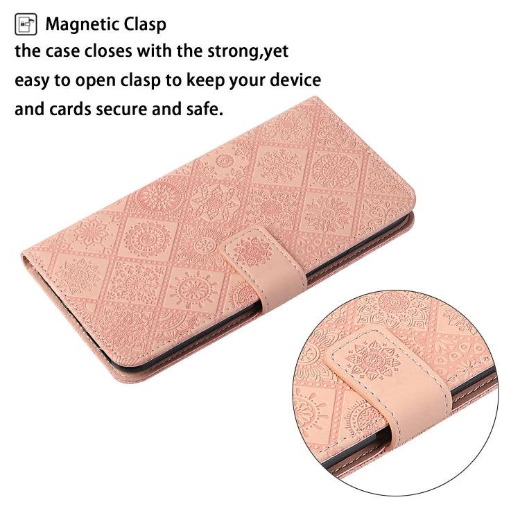 FLOWER Knižkové puzdro pre Samsung Galaxy S21 FE 5G - ružové