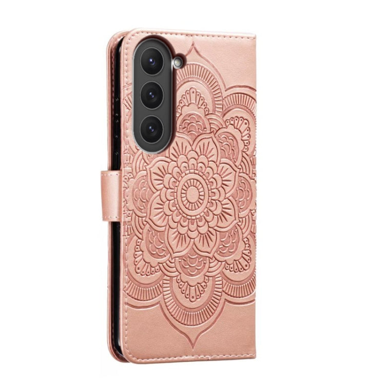 MANDALA Knižkové puzdro pre Samsung Galaxy S23 5G - ružové
