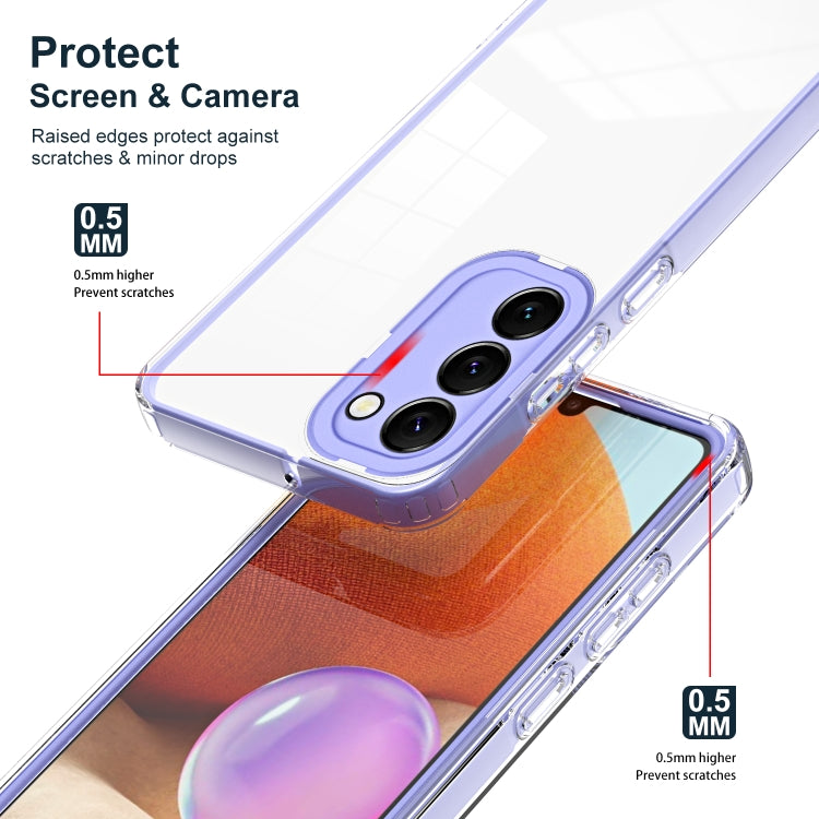 FRAME Zadný kryt pre Samsung Galaxy S23 5G - fialový