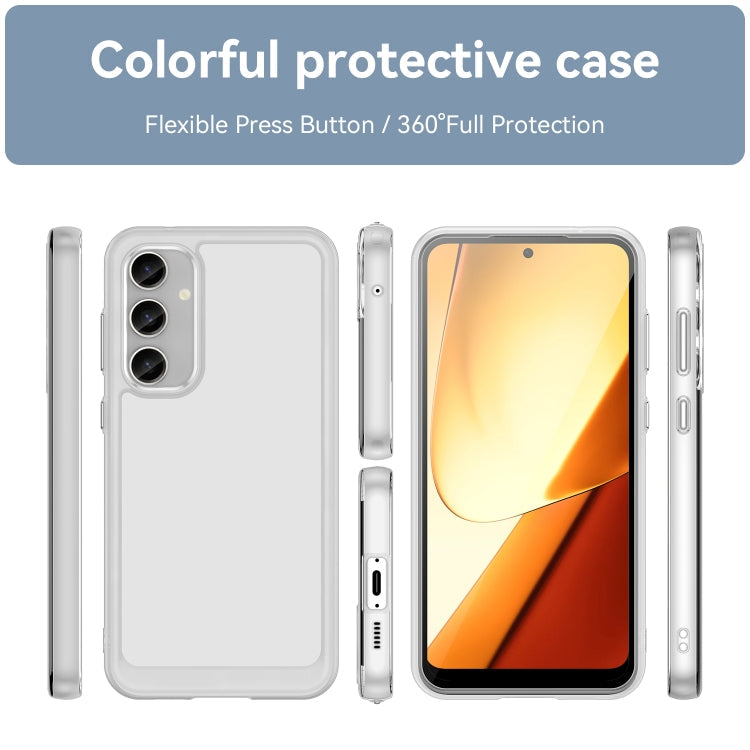 CANDY Zadný obal pre Samsung Galaxy S23 FE - priesvitný