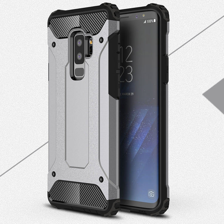 HYBRID ARMOR Tvrdený kryt pre Samsung Galaxy S9 Plus - sivý
