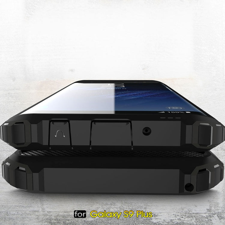 HYBRID ARMOR Tvrdený kryt pre Samsung Galaxy S9 Plus - sivý
