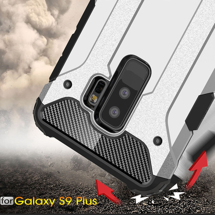 HYBRID ARMOR Tvrdený kryt pre Samsung Galaxy S9 Plus - sivý