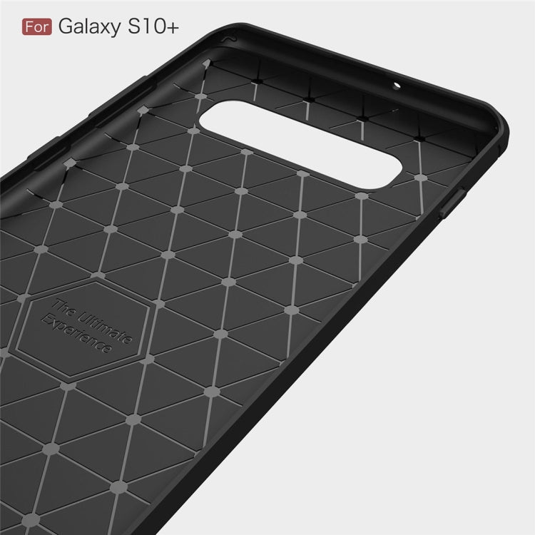 CARBON Zadný obal pre Samsung Galaxy S10 Plus - modrý