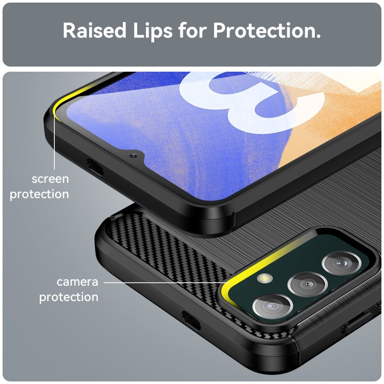 CARBON Zadný obal pre Samsung Galaxy M13 - čierny
