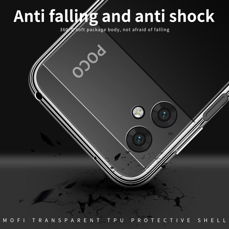 TRANSPARENTNÝ Silikónový obal pre Samsung Galaxy M13 - priesvitný