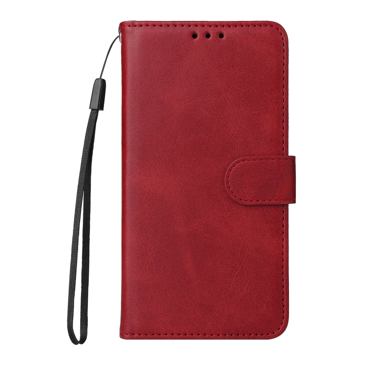 SOLID Knižkové puzdro pre Samsung Galaxy S24 Ultra 5G - červené