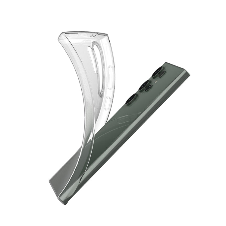 TRANSPARENTNÝ Silikónový obal pre Samsung Galaxy S24 Ultra 5G - priesvitný