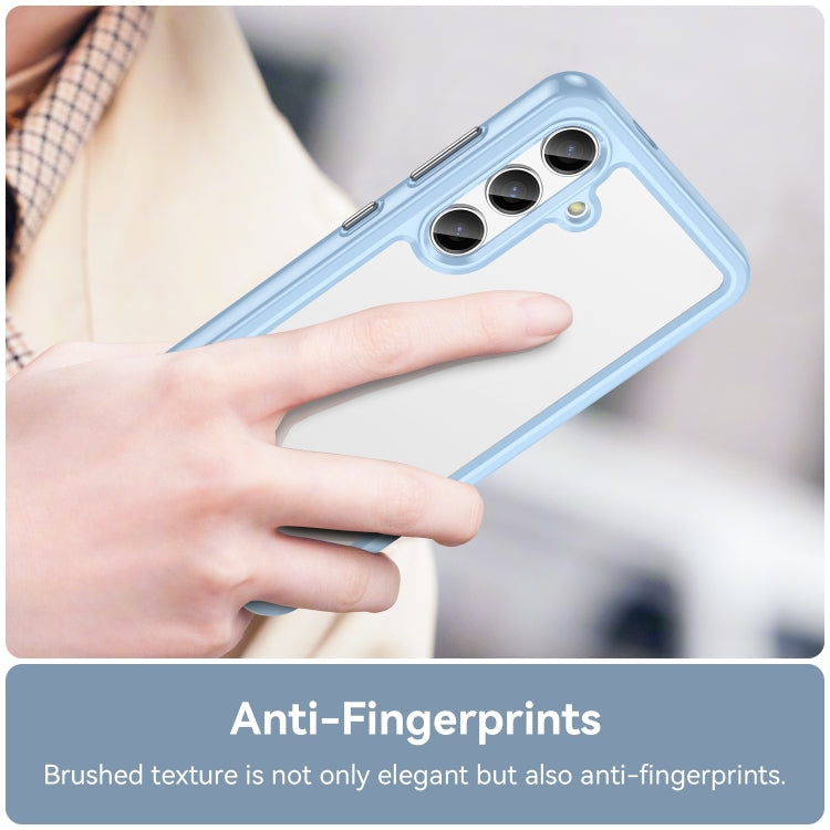 ACRYLIC Zadný kryt pre Samsung Galaxy S24 Plus 5G - modrý