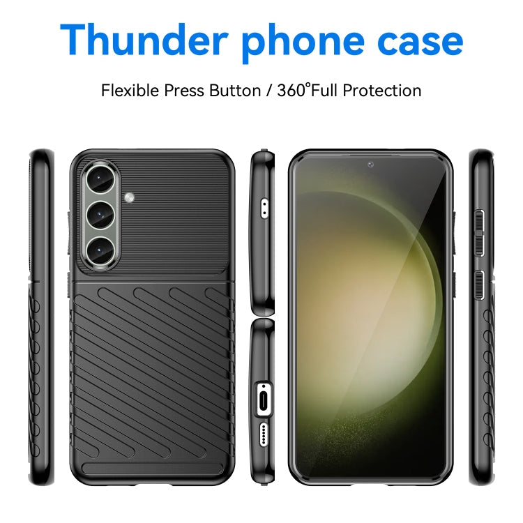 THUNDER Ochranný kryt pre Samsung Galaxy S24 Plus 5G - čierny