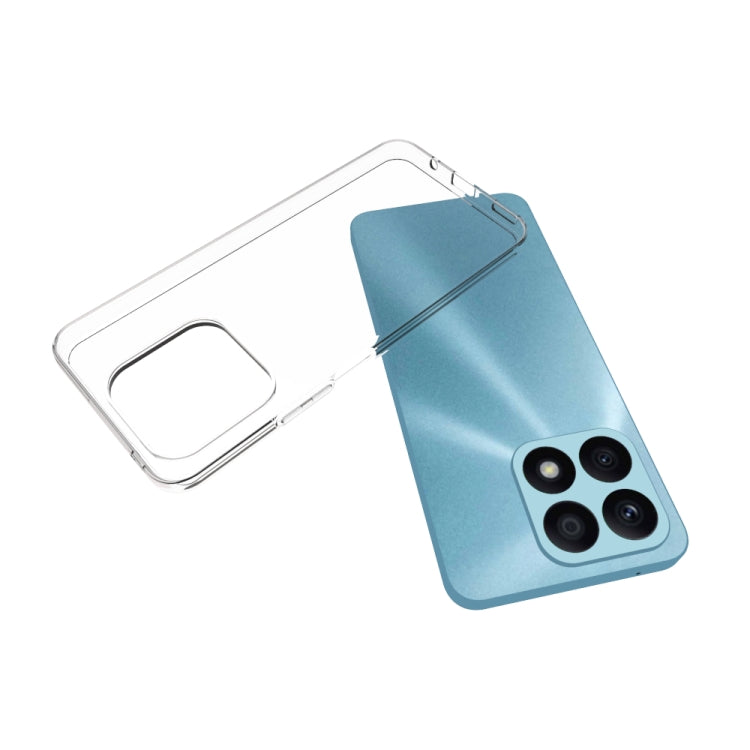 TRANSPARENTNÝ Silikónový obal pre Honor X8a - priesvitný