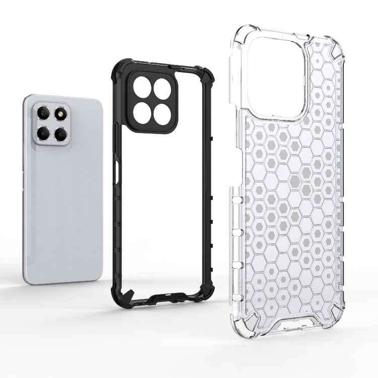 HONEYCOMB Tvrdený kryt pre Honor X6 / X8 5G - červený