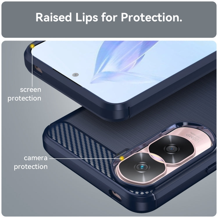 CARBON Zadný obal pre Honor 90 5G - modrý