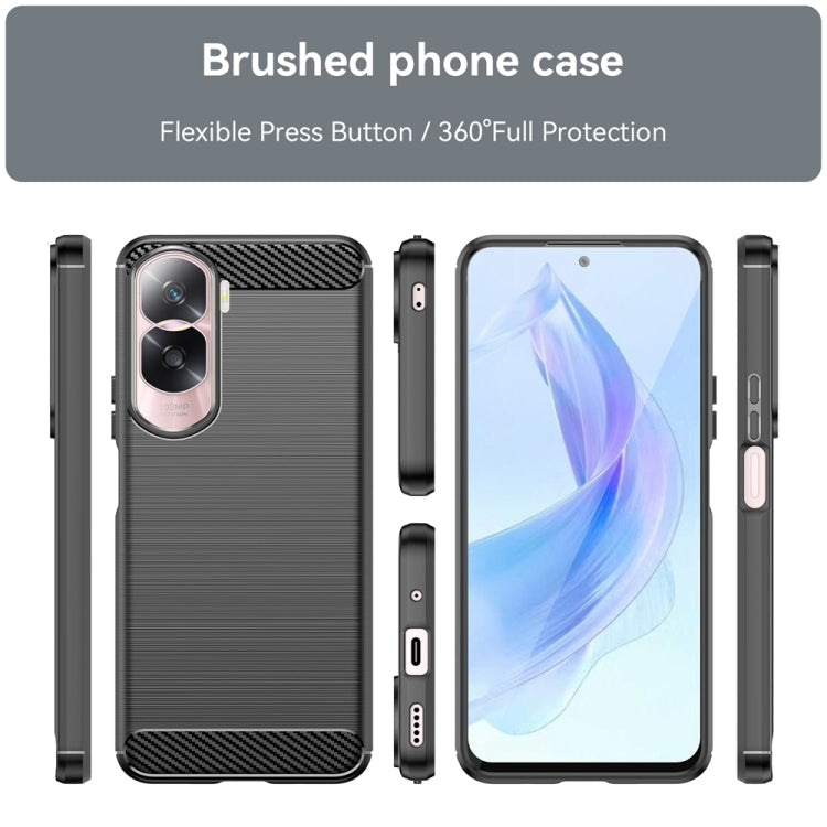 CARBON Zadný obal pre Honor 90 5G - čierny