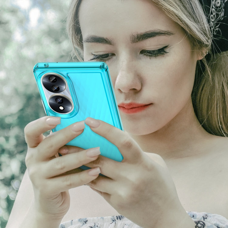 CANDY Zadný obal pre Honor 70 - modrý