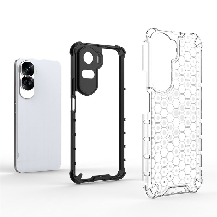 HONEYCOMB Tvrdený kryt pre Honor 90 Lite 5G - červený