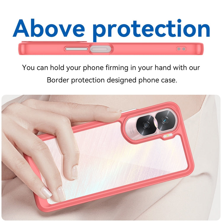 ACRYLIC Zadný kryt pre Honor 90 Lite 5G - červený