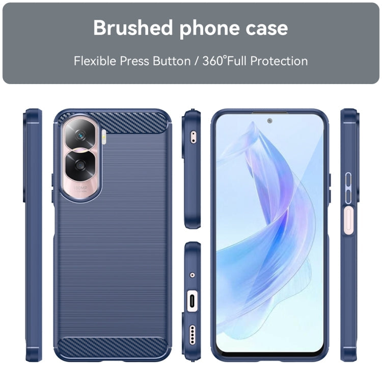 CARBON Zadný obal pre Honor 90 Lite 5G - modrý