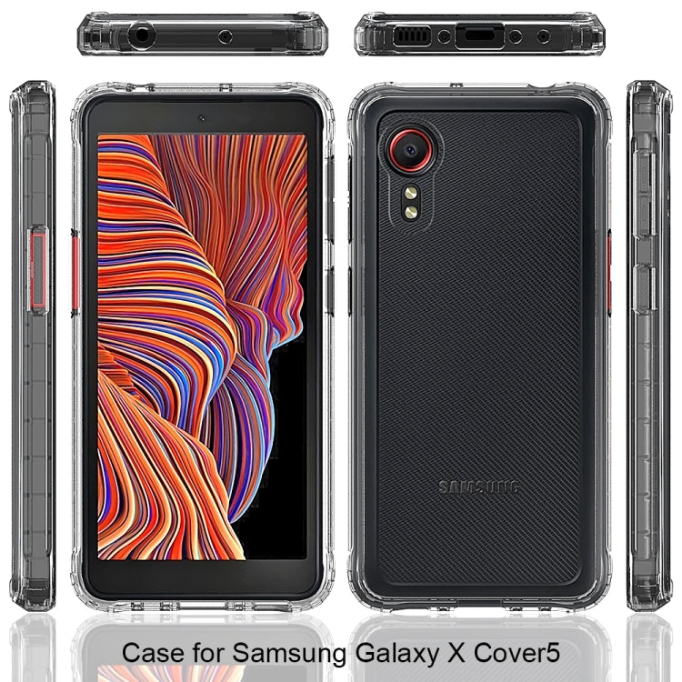 ACRYLIC Zadný kryt pre Samsung Galaxy Xcover 5 - čierny