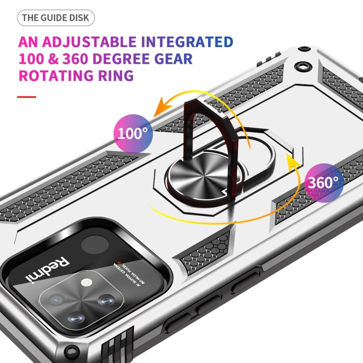 RING ARMOR Tvrdený kryt pre Xiaomi Redmi 10C - sivý
