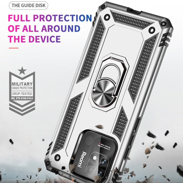 RING ARMOR Tvrdený kryt pre Xiaomi Redmi 10C - sivý