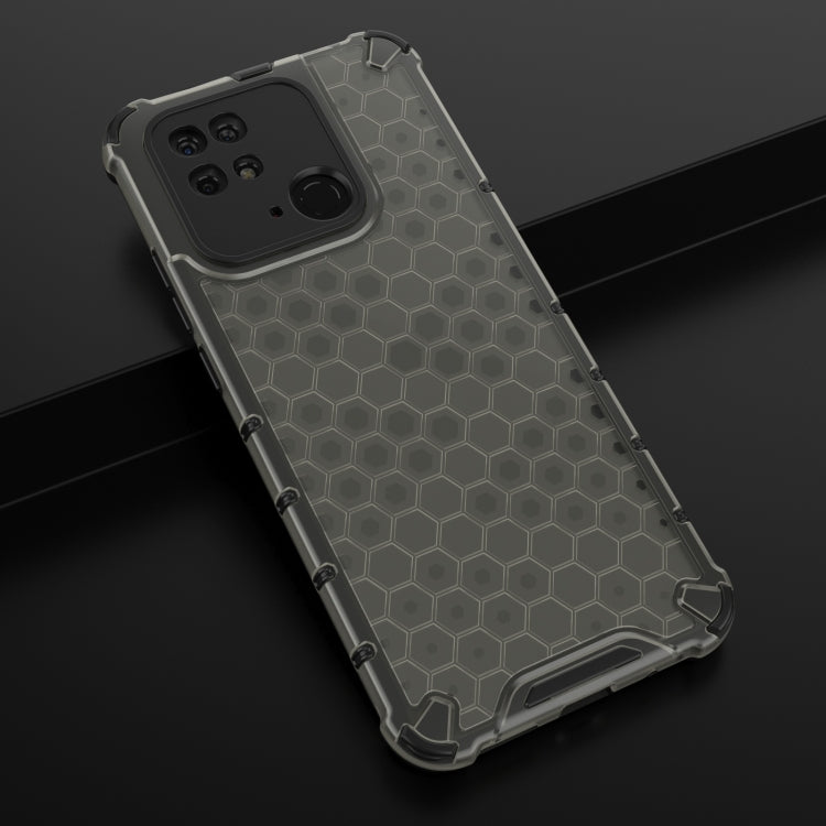 HONEYCOMB Tvrdený kryt pre Xiaomi Redmi 10C - čierny