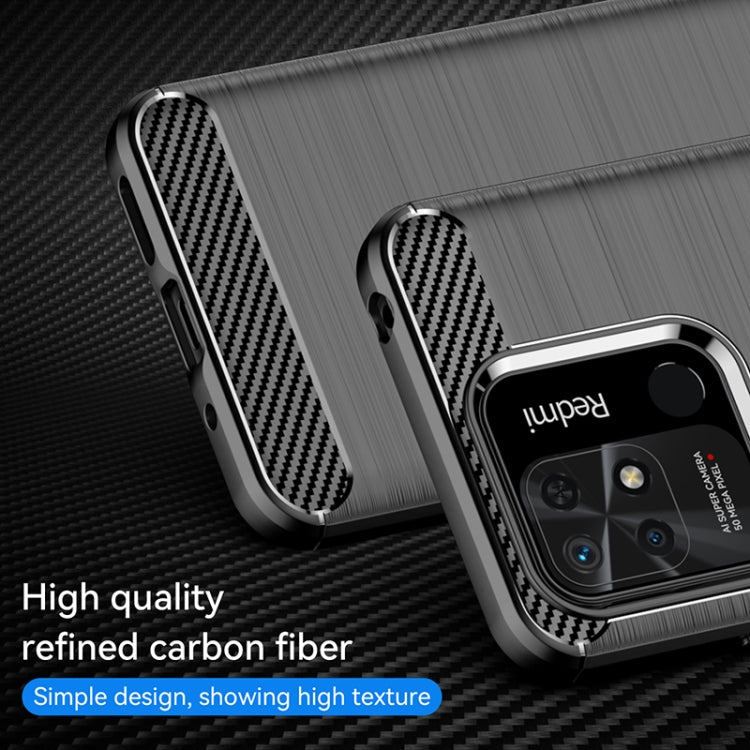 CARBON Zadný obal pre Xiaomi Redmi 10C - čierny