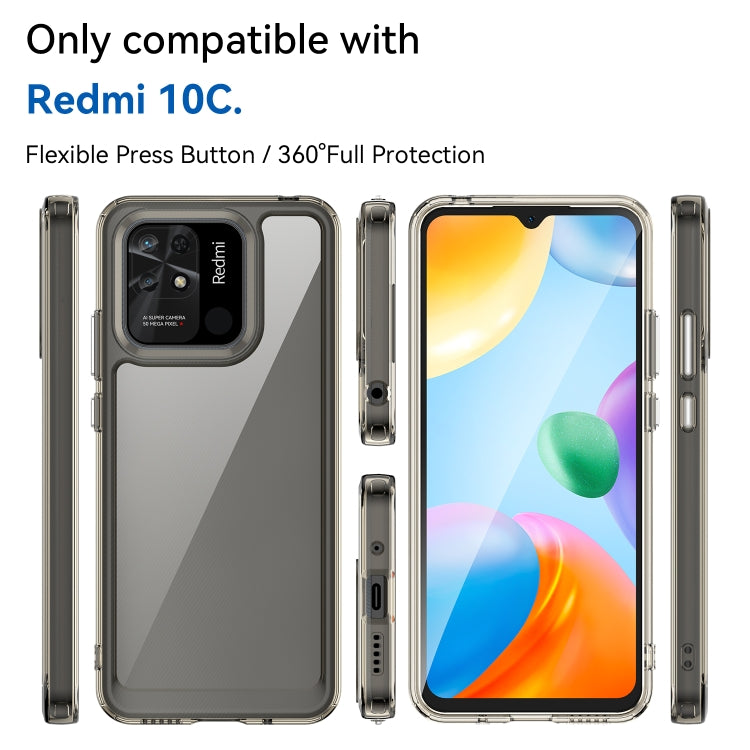 CANDY Zadný obal pre Xiaomi Redmi 10C - sivý