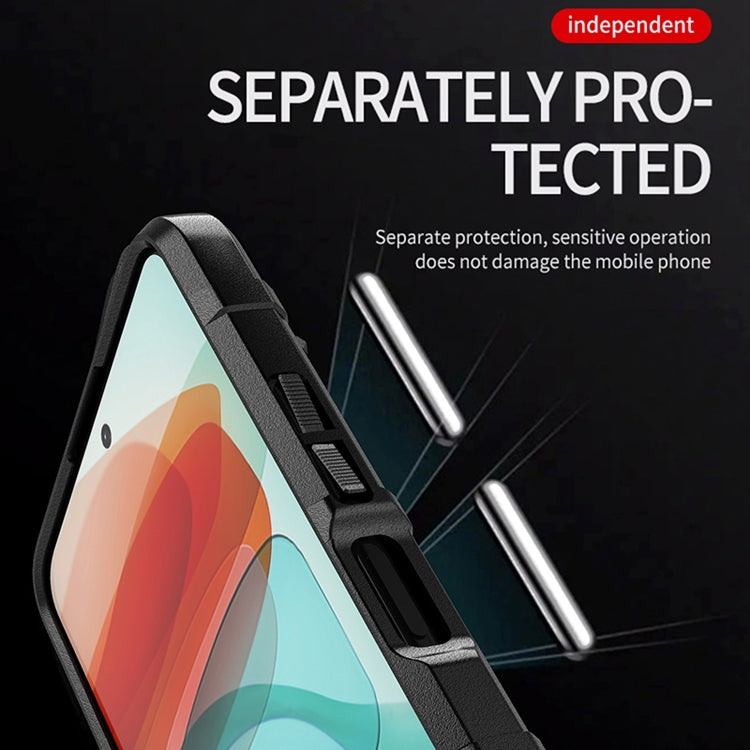 RUGGED Zadný kryt pre Xiaomi Redmi Note 10 Pro - čierny
