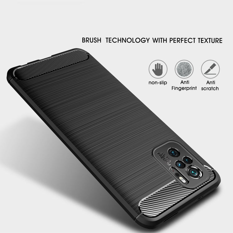 CARBON Zadný obal pre Xiaomi Redmi Note 10 / Note 10S - modrý