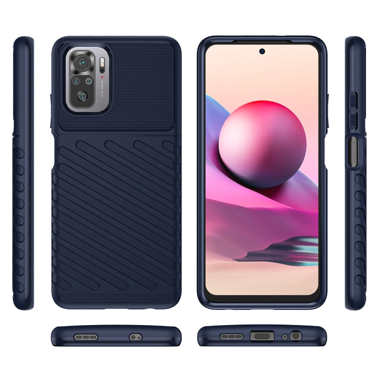 THUNDER Ochranný kryt pre Xiaomi Redmi Note 10 / Note 10S - modrý