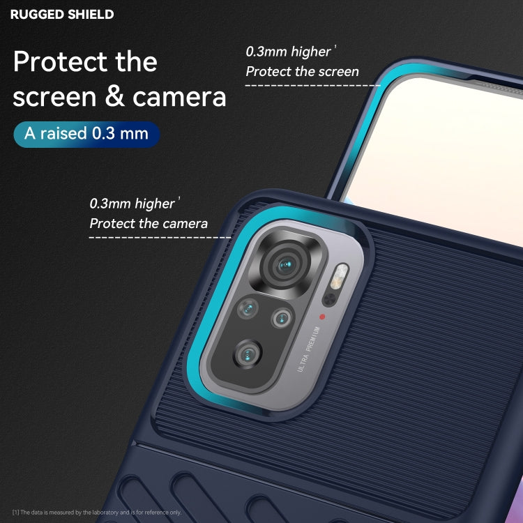 THUNDER Ochranný kryt pre Xiaomi Redmi Note 10 / Note 10S - modrý