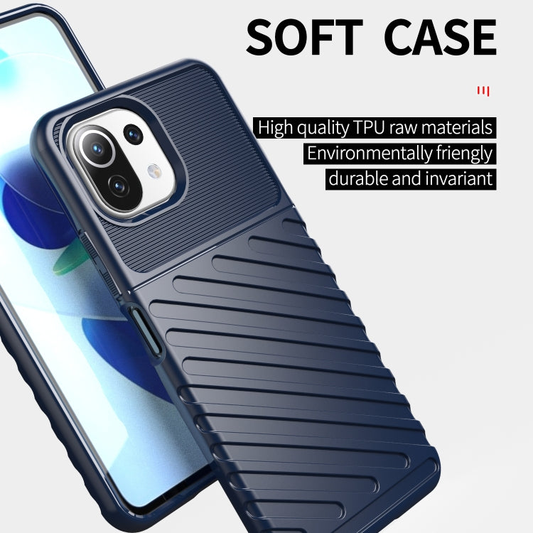 THUNDER Ochranný kryt pre Xiaomi Mi 11 Lite / Mi 11 Lite 5G - modrý
