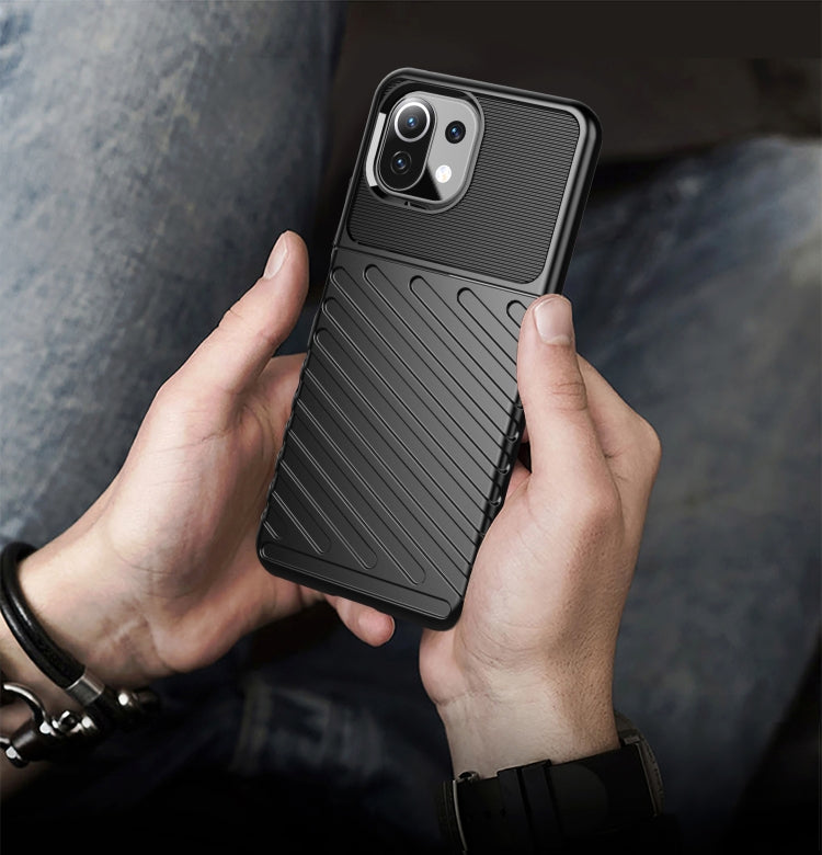 THUNDER Ochranný kryt pre Xiaomi Mi 11 Lite / Mi 11 Lite 5G - modrý