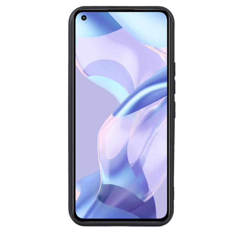 MATT Silikónový obal pre Xiaomi Mi 11 Lite / Mi 11 Lite 5G - čierny