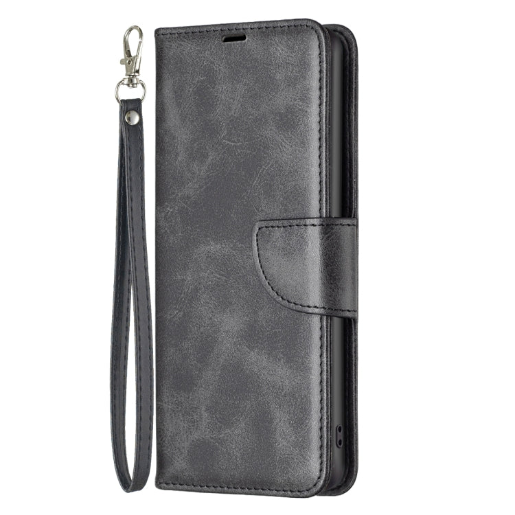 LAMBSKIN Knižkové puzdro pre Xiaomi Redmi 12C - čierne