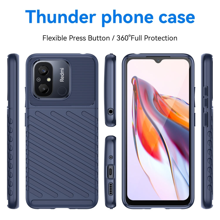 THUNDER Ochranný kryt pre Xiaomi Redmi 12C - modrý