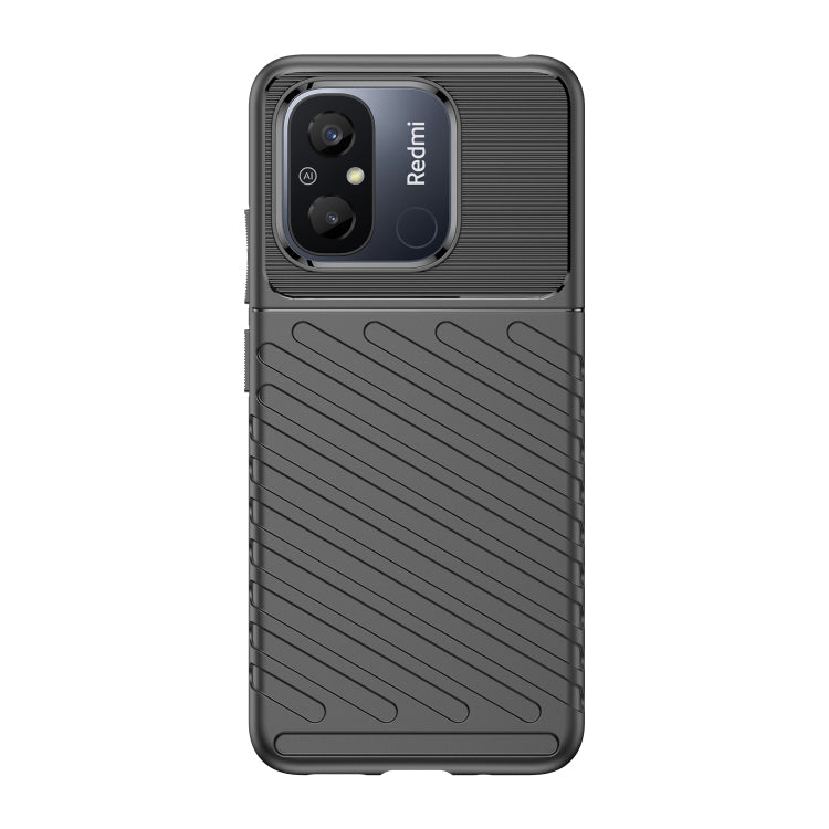 THUNDER Ochranný kryt pre Xiaomi Redmi 12C - čierny