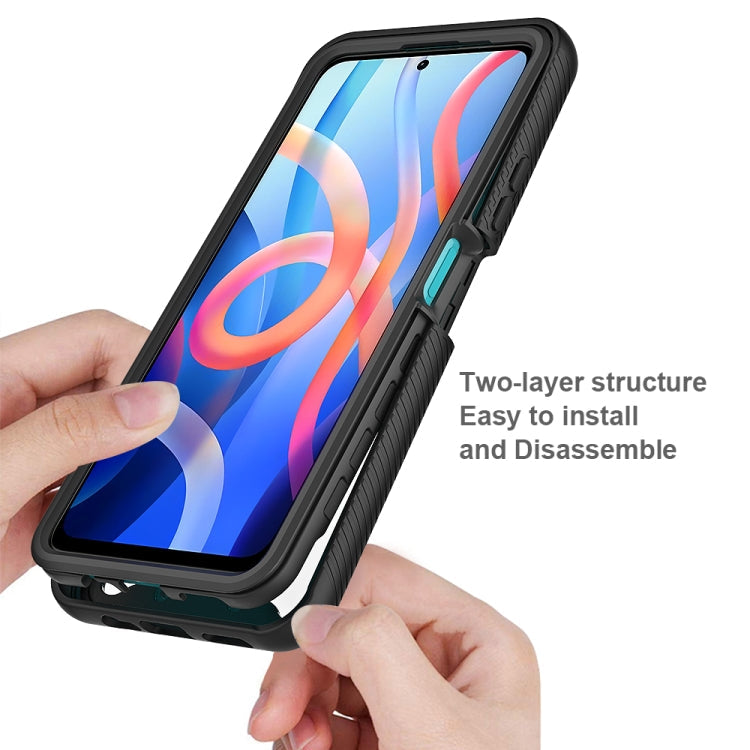 ACRYLIC Zadný kryt pre Xiaomi Redmi Note 11S 5G - modrý