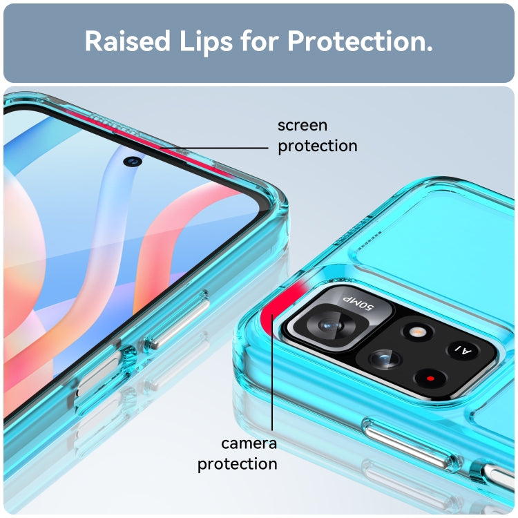 CANDY Zadný obal pre Xiaomi Redmi Note 11S 5G - modrý