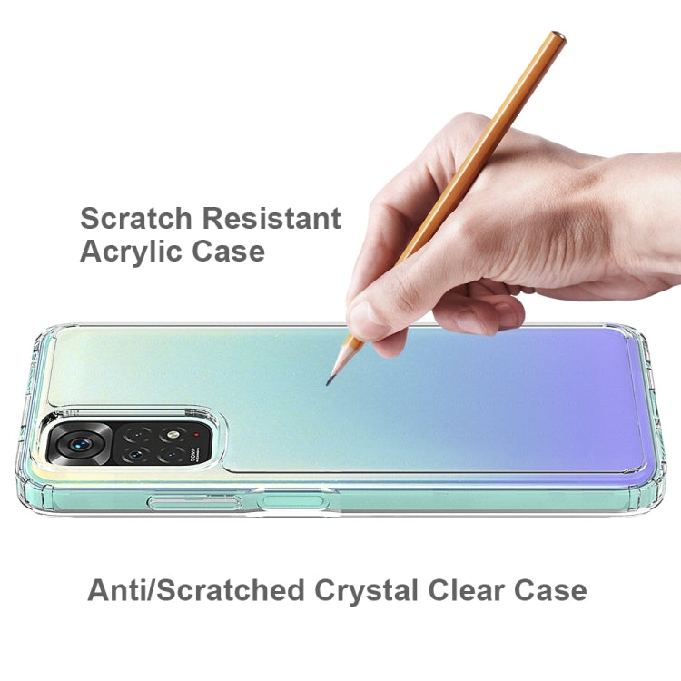 ACRYLIC Zadný kryt pre Xiaomi Redmi Note 11 / Note 11S - čierny