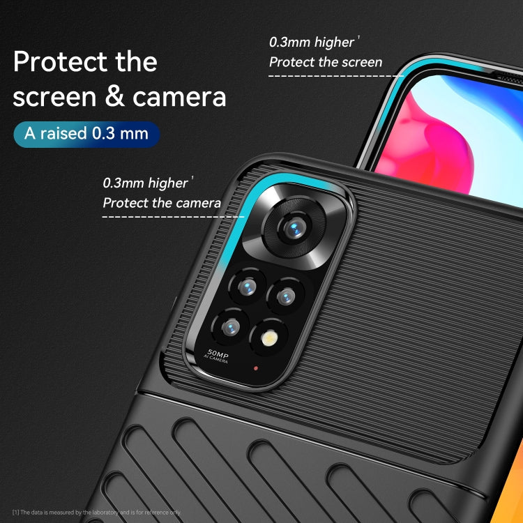 THUNDER Ochranný kryt pre Xiaomi Redmi Note 11 / Note 11S - čierny