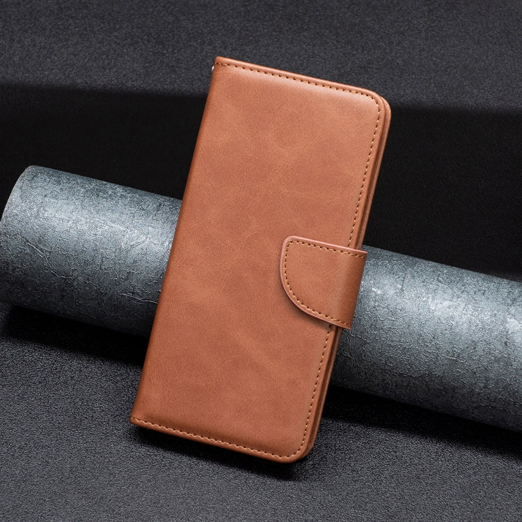 LAMBSKIN Knižkové puzdro pre Xiaomi Redmi Note 11 Pro 5G / Note 11 Pro - hnedé