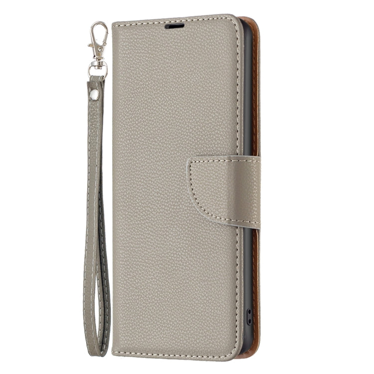 LAMBSKIN Knižkové puzdro pre Xiaomi Redmi Note 12 4G - sivé