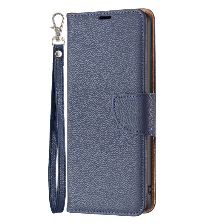LAMBSKIN Knižkové puzdro pre Xiaomi Redmi Note 12 4G - modré